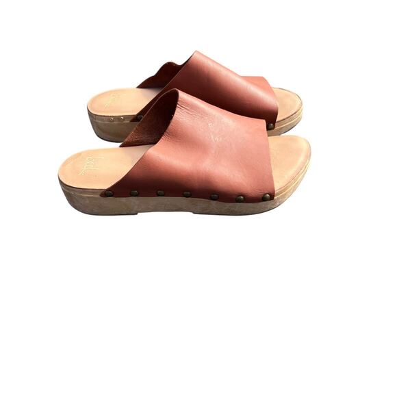 beek Shoes - Beek Mallard Mule Studded sandal brown Leather, 9